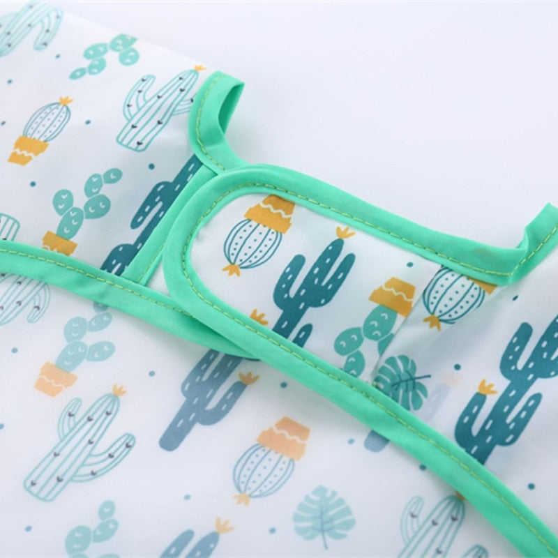 Avental de manga comprida para bebês - Feitoo