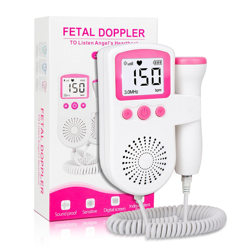 Monitor Fetal - Para ouvir o coraçãozinho do seu bebê - Feitoo