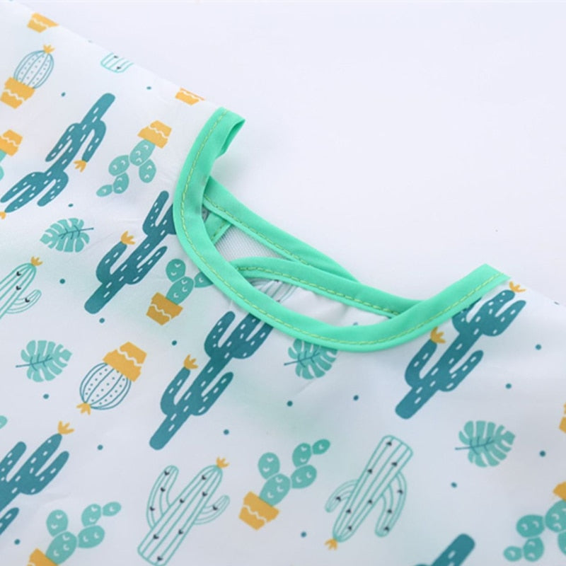 Avental de manga comprida para bebês - Feitoo